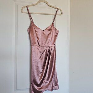 Lulus Satin Mini Dress